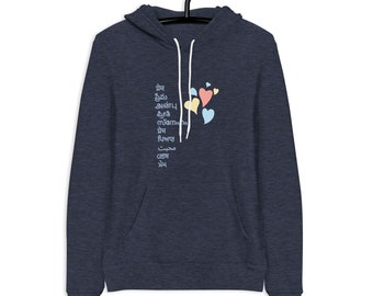 LOVE Indian Hindi Telugu Tamil Kannada Malayalam Bengali Urdu Punjabi Gujarati Desi Unisex Hoodie