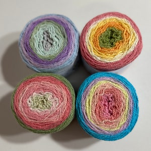 Pure Cotton Colour Wheel - Sock/4 ply 50 gm cake