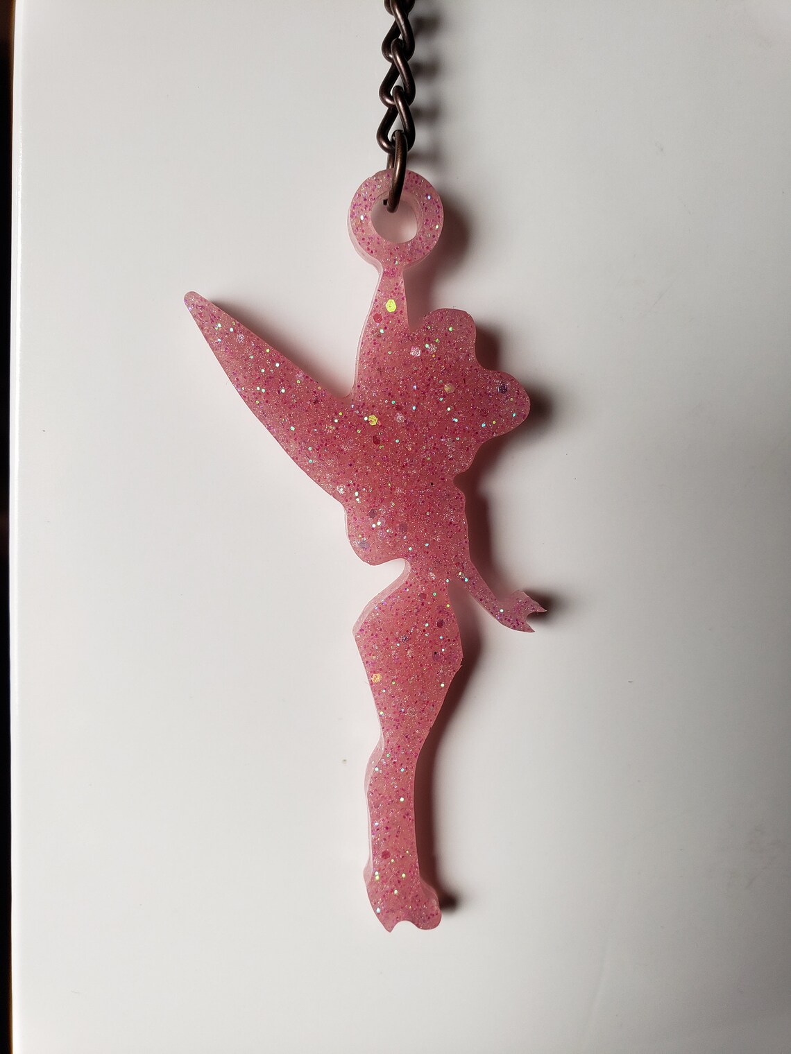 Custom Tinkerbell resin keychain Etsy