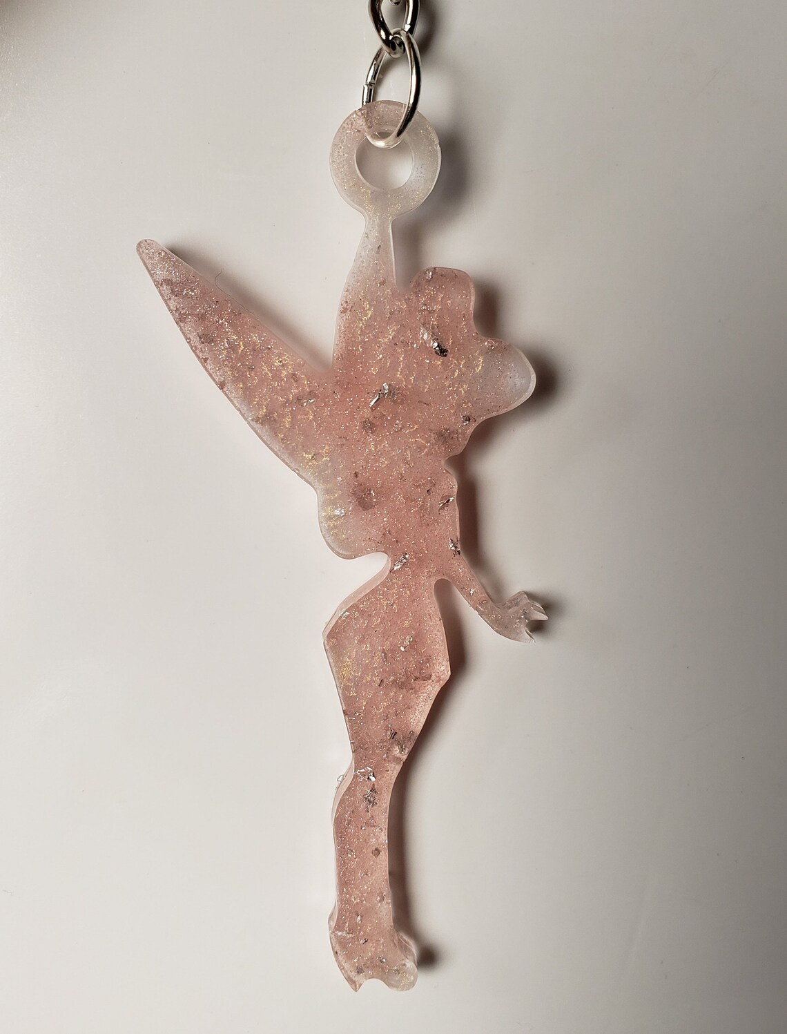 Custom Tinkerbell resin keychain Etsy