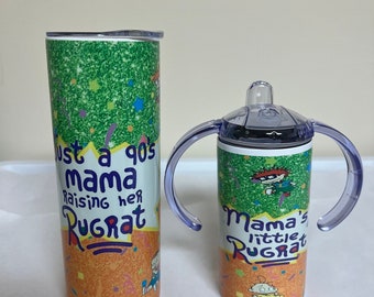 90’s Mama Rugrat Mama and Mini Tumbler Set