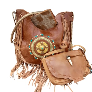 Bolso satchel de estilo occidental, bolso de hombro gitano con bolso de silla de montar con flecos, bandolera con flecos boho para mujer, regalo de mujer o vaquera