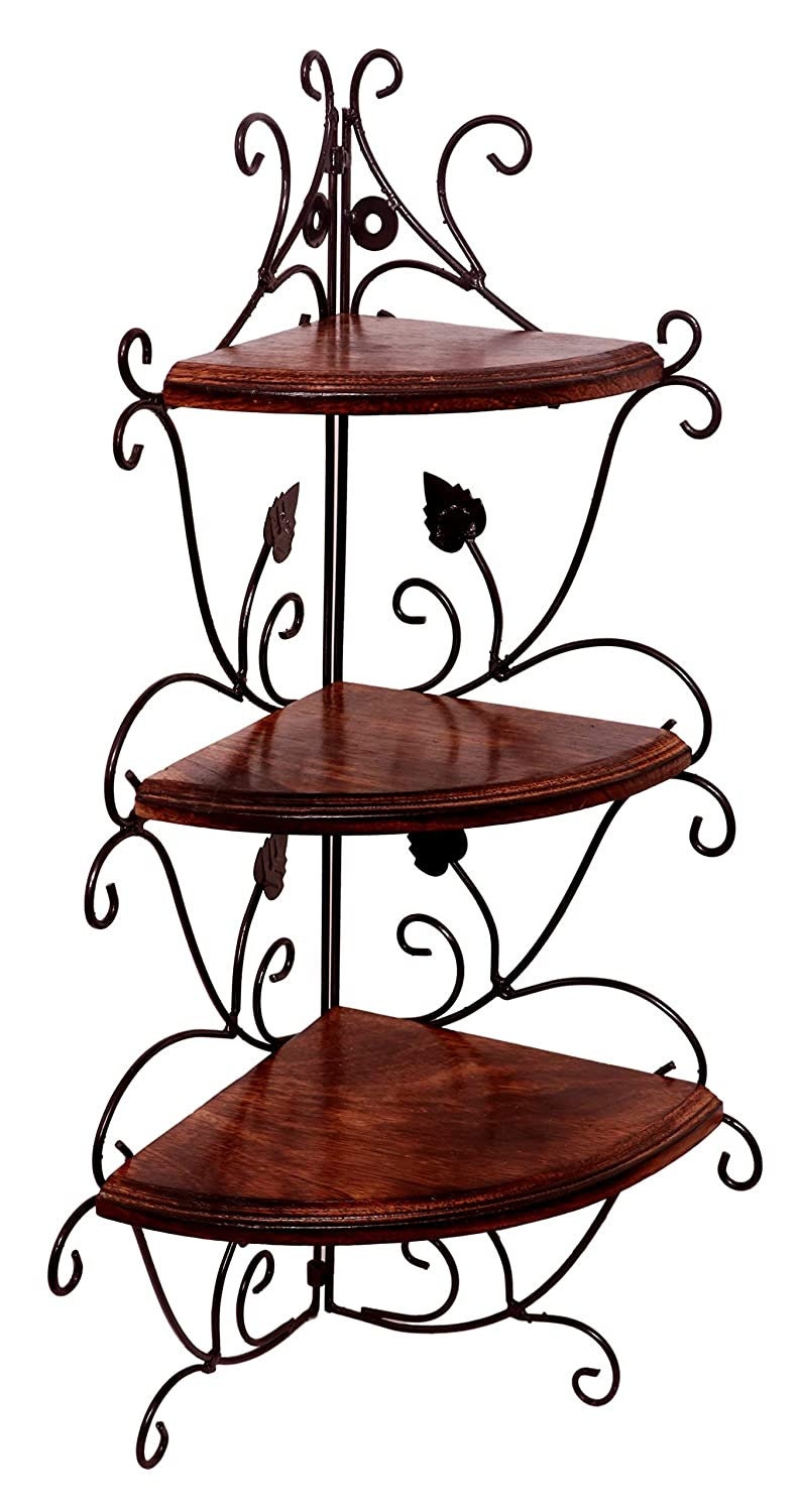 Wrought Iron Corner Shelf for sale Only 2 left at 70