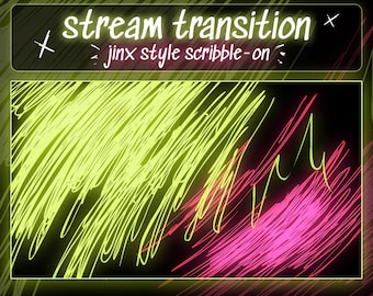 Arcane Jinx Scribble-On Stream Transition - Neon Stinger (téléchargement numérique)