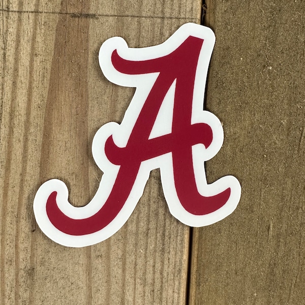 University Alabama Waterproof sticker