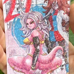 Dragon Ball DBZ résistant à l'eau taille carte standard en verre brisé Holo