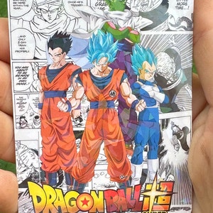 Dragon Ball DBZ résistant à l'eau taille carte standard en verre brisé Holo