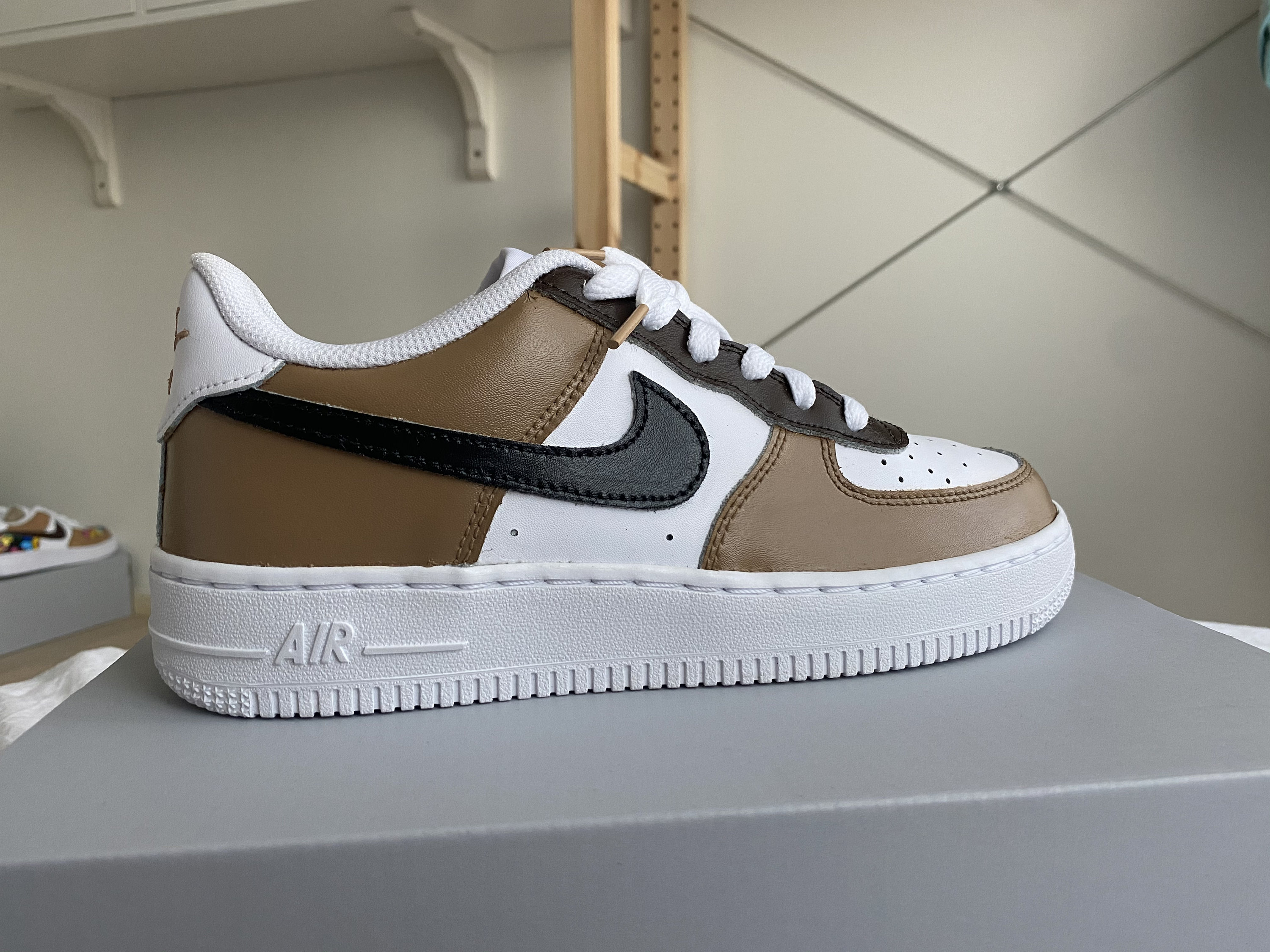 custom air force 1 nude