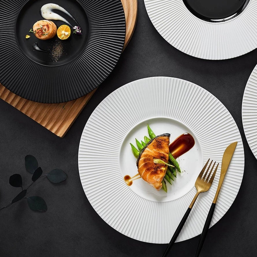 Nordic Tableware Simple Creative Western Food Plate Spaghetti Plate Western  Dessert Plate Personalized Restaurant Plate