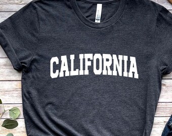 Camicia di Stato della California, Camicia californiana, California Gift, California Lover Gift, Unisex Gift, Donne, Uomini, Amico