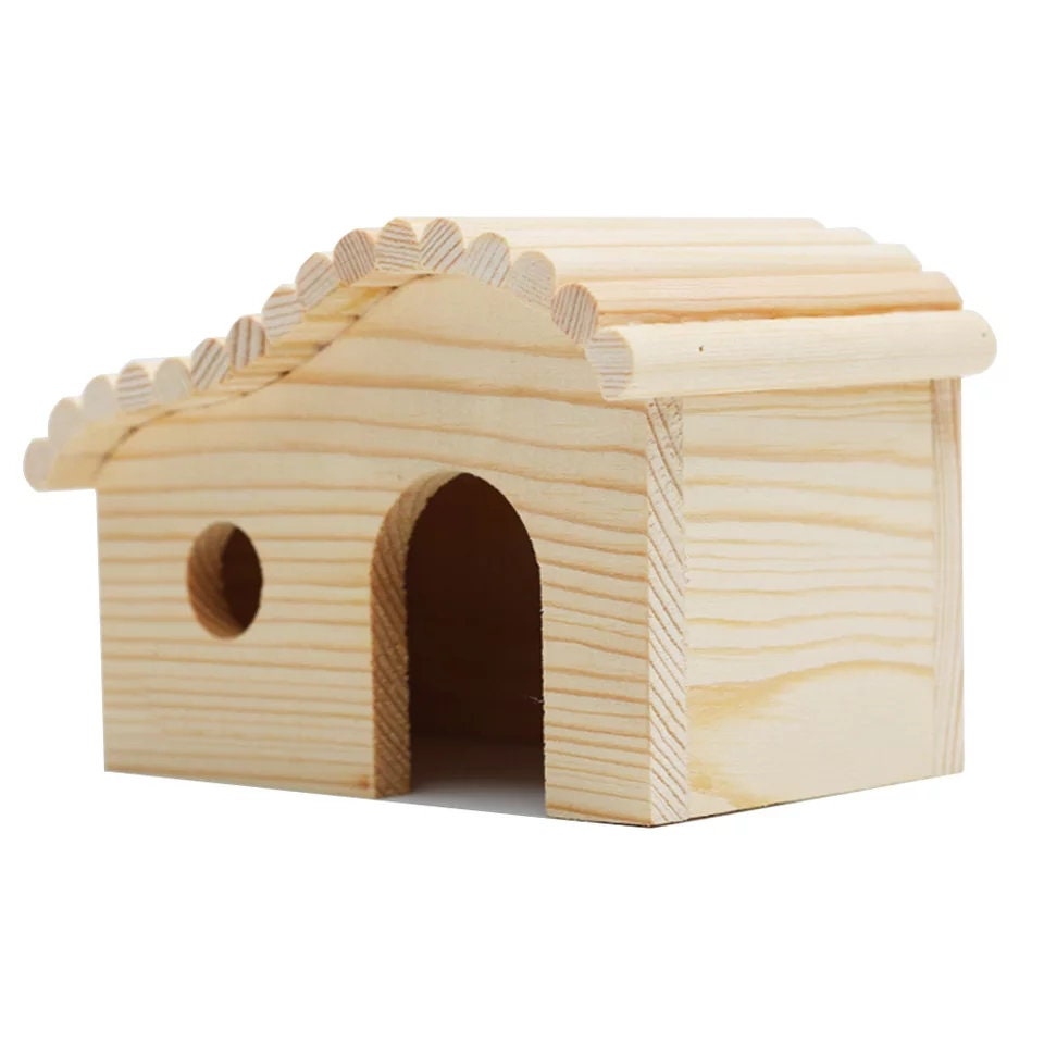 Holzhaus Übung Spielzeug kleine Haustier Betten Aussichtsdeck | Etsy