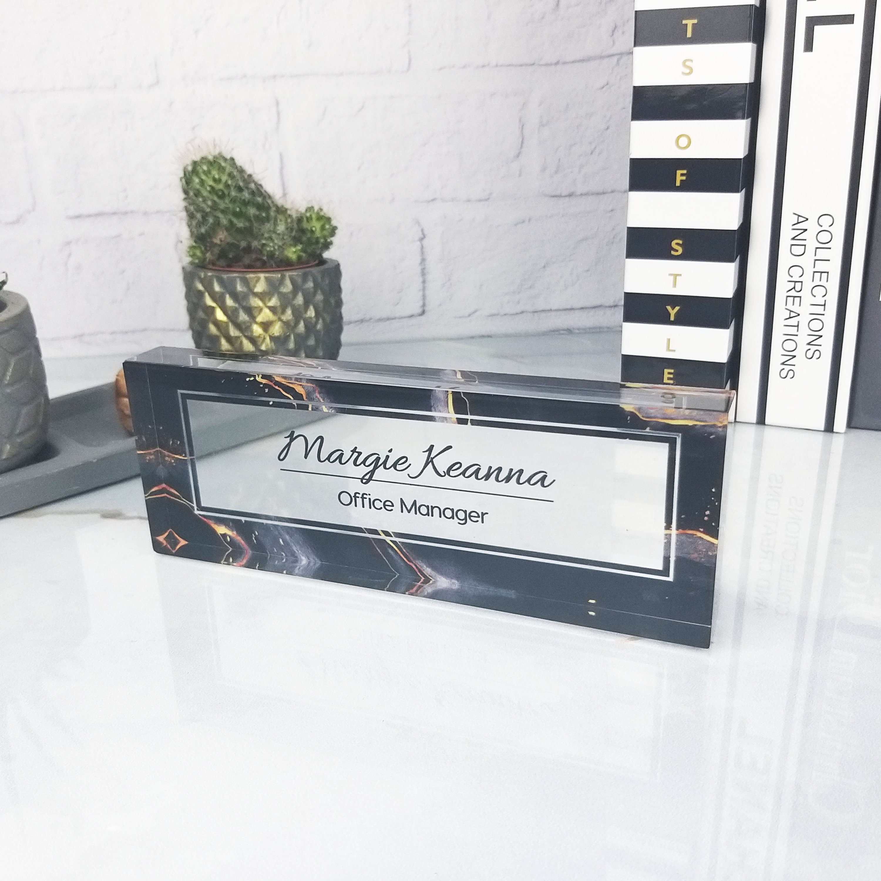 Office Black Desk - Etsy