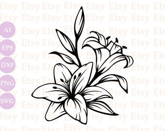 Download Lily Svg Etsy