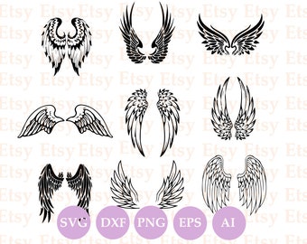 Download Wings Svg Angel And Demon Wings Png Wings Silhouette Wings Clip Art Wings For Cricut Wings Vector Angel And Demon Svg 103 Art Collectibles Prints Vadel Com