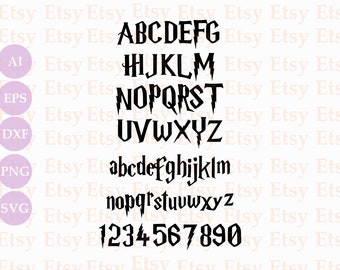Free Free Harry Potter Font Svg