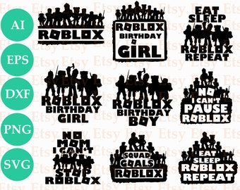 Download Roblox Birthday Svg Etsy