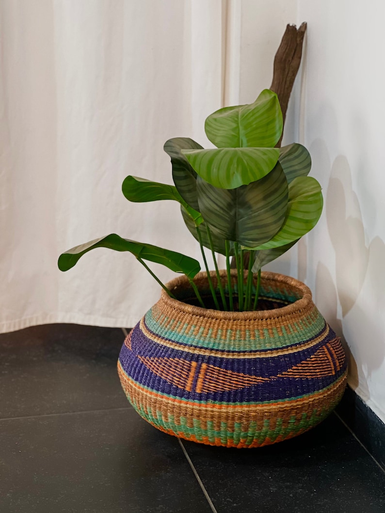 KATANGA woven plants baskets image 1