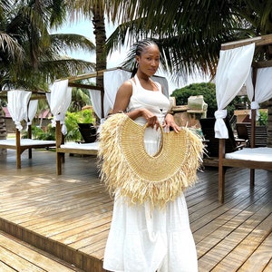 ZULU handgewebte Strandtasche