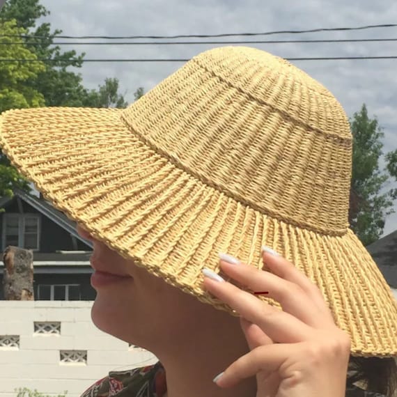 Bolga Hat Woven Hat African Hat Summer Hat Sun Protection Hat