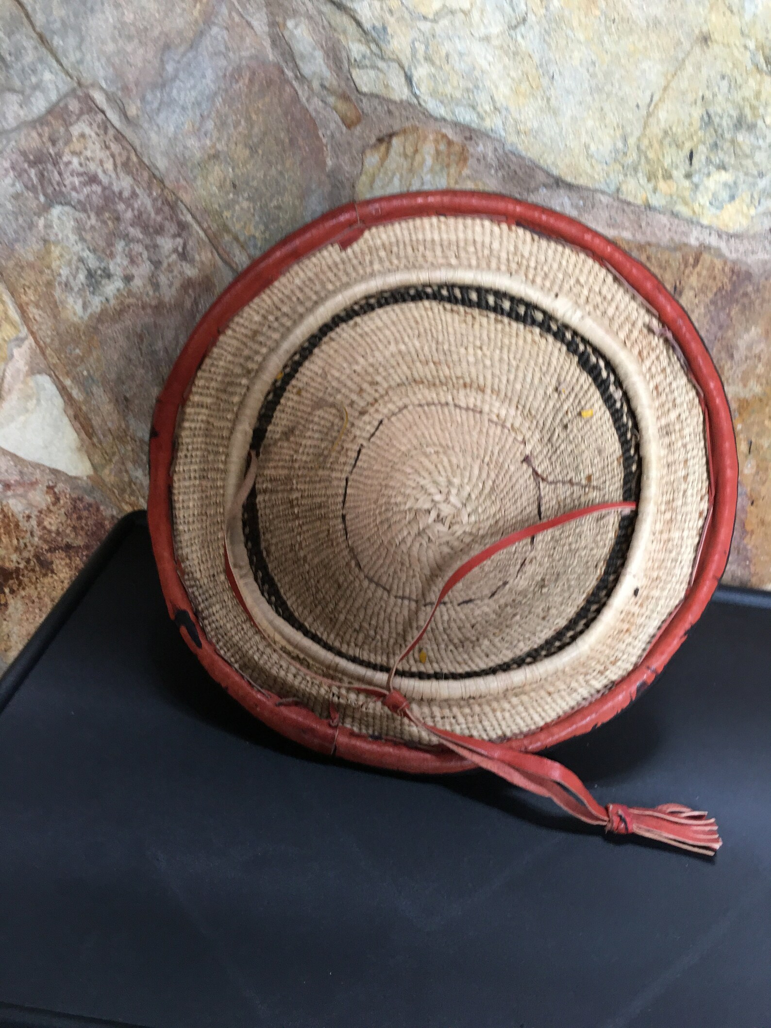 Africa Fulani Hat Hand Made Sun Hat Farmers Sun Hat Leather Etsy