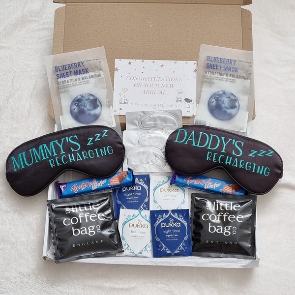 New Parents gift | Treat box for new Mum & Dad | New mum and dad gift, relaxation gift for new parents. Mum and dad pamper letterbox gift