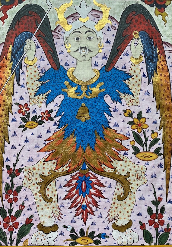 Handmade Ottoman Miniature Painting / Antichrist(deccal) - Etsy