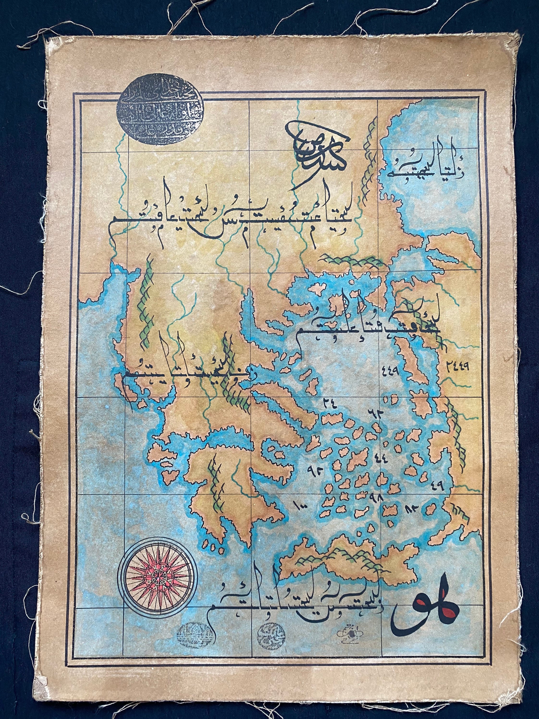 アレクサンドル・ヴュイユマン 銅版画『オリジナル　アジア古地図』1850年頃制作 3_000000004926.jpg?1737968407