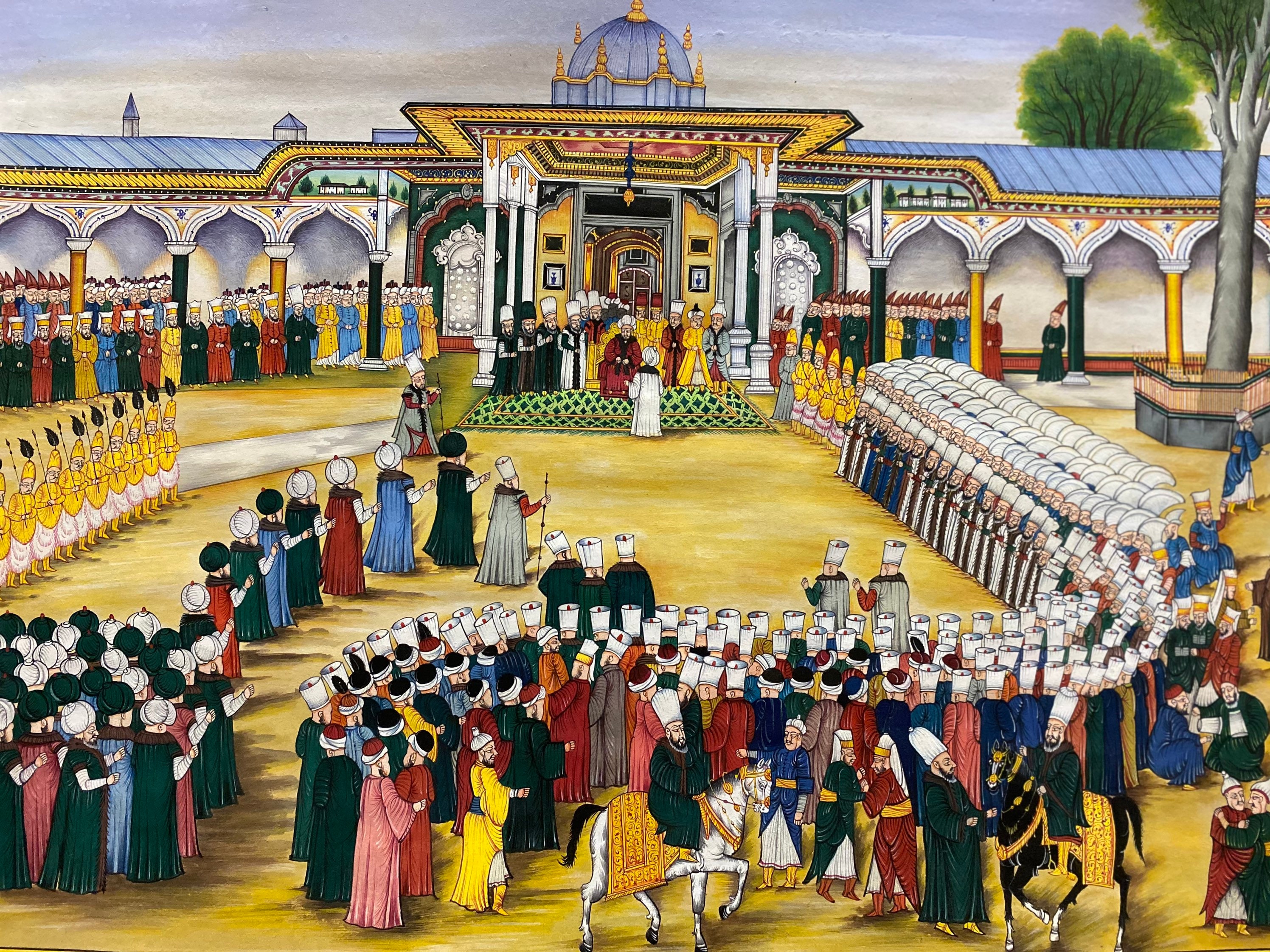 Handmade Ottoman Miniature Painting /acceptance Ceremony - Etsy