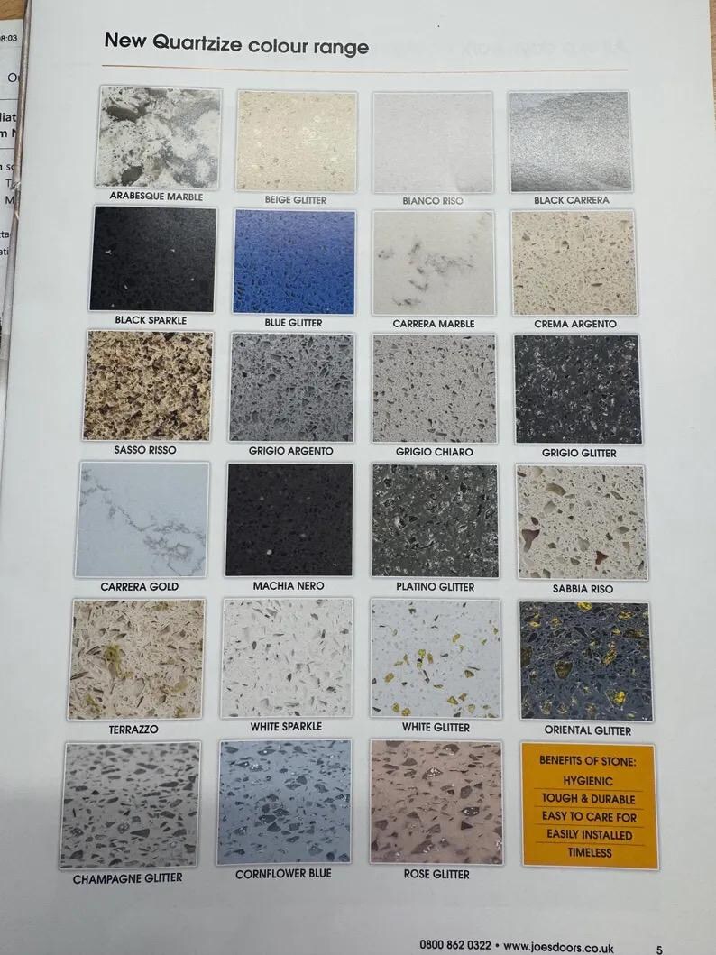 Quartz Stone Worktop (customised) - Etsy UK