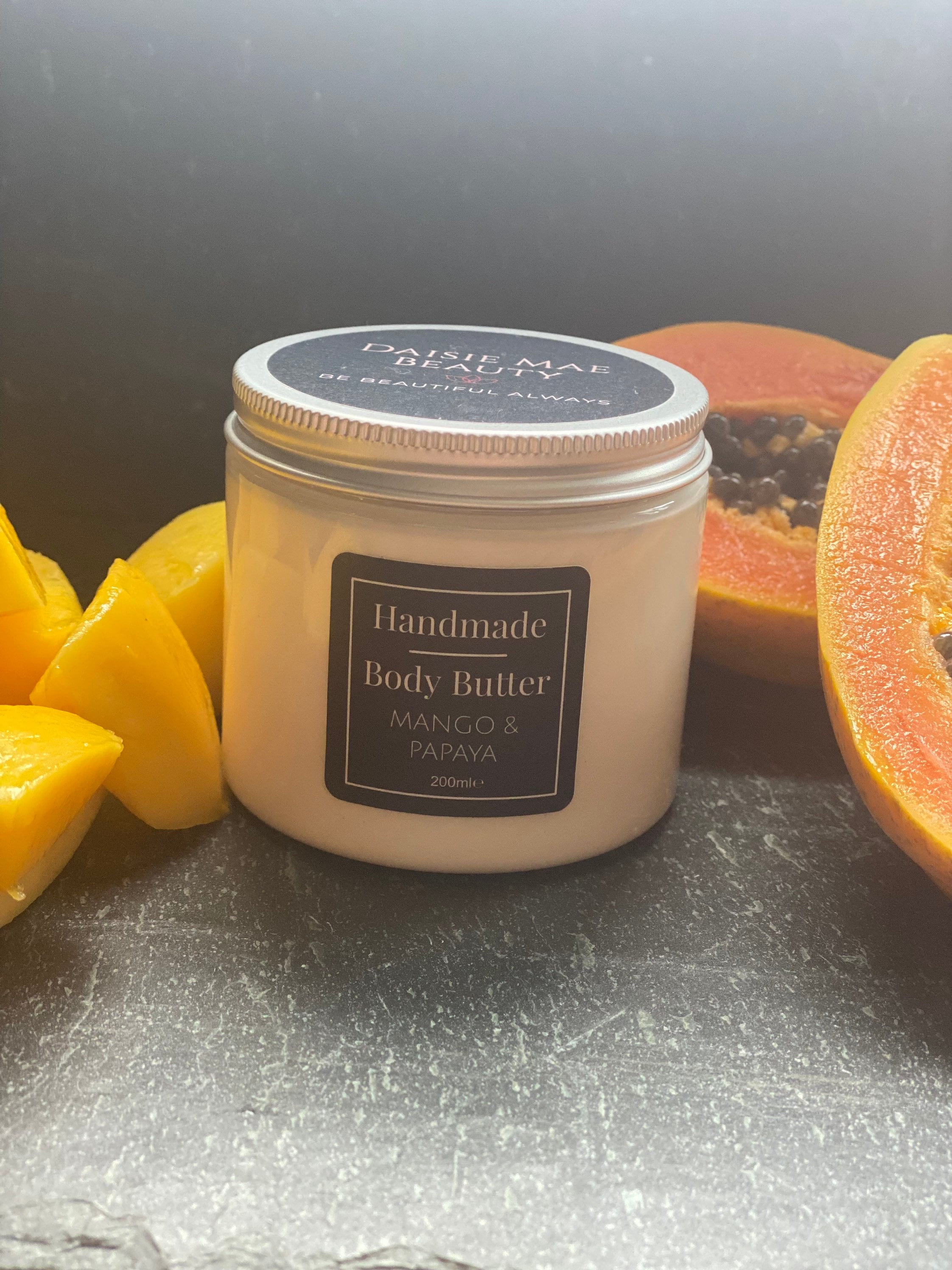 Handmade Shea & Cocoa Butter Mango and Papaya Body Butter Etsy