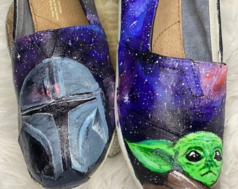 Mando and Baby Yoda Star Wars Toms