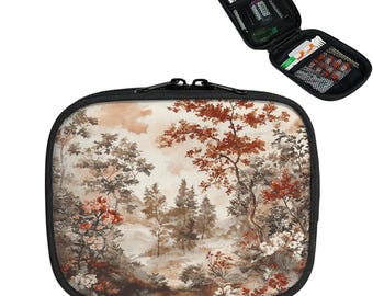 Chinoiserie Reiseapotheke / Medizintasche im Vintage-Stil