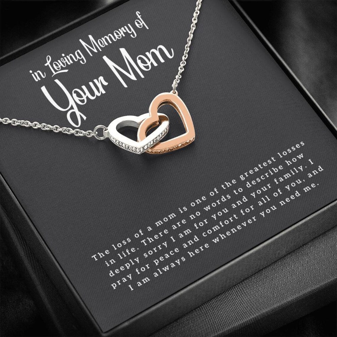 Loss of Mother Gift Mother Remembrance Necklace Mom Memorial Etsy