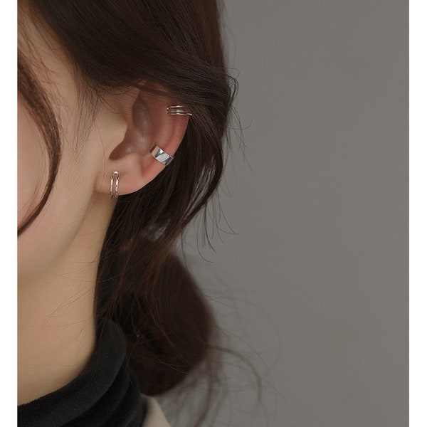 Sliver ear bone clip ear clip