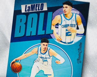 LaMELO BALL - CHARLOTTE HORNETS - Custom Novelty Basketball Card - "City Style"