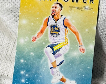 STEPH CURRY Golden State Warriors - Star Power - Custom Novelty Basketball Card - SSP /10