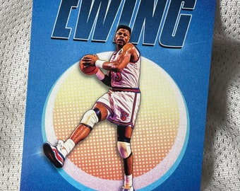 PATRICK EWING - New York Knicks - Project75 NBA75 Custom Novelty Art Card