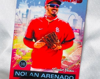 NOLAN ARENADO - St. Louis Cardinals - Custom Novelty Baseball Card - Skyline - SSP