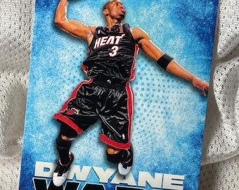 DWYANE WADE - Miami Heat - Project75 NBA75 Custom Novelty Art Card