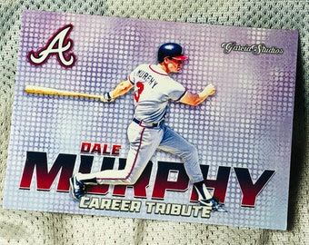 DALE MURPHY Atlanta Braves Custom Novelty Baseball Card /10 SP