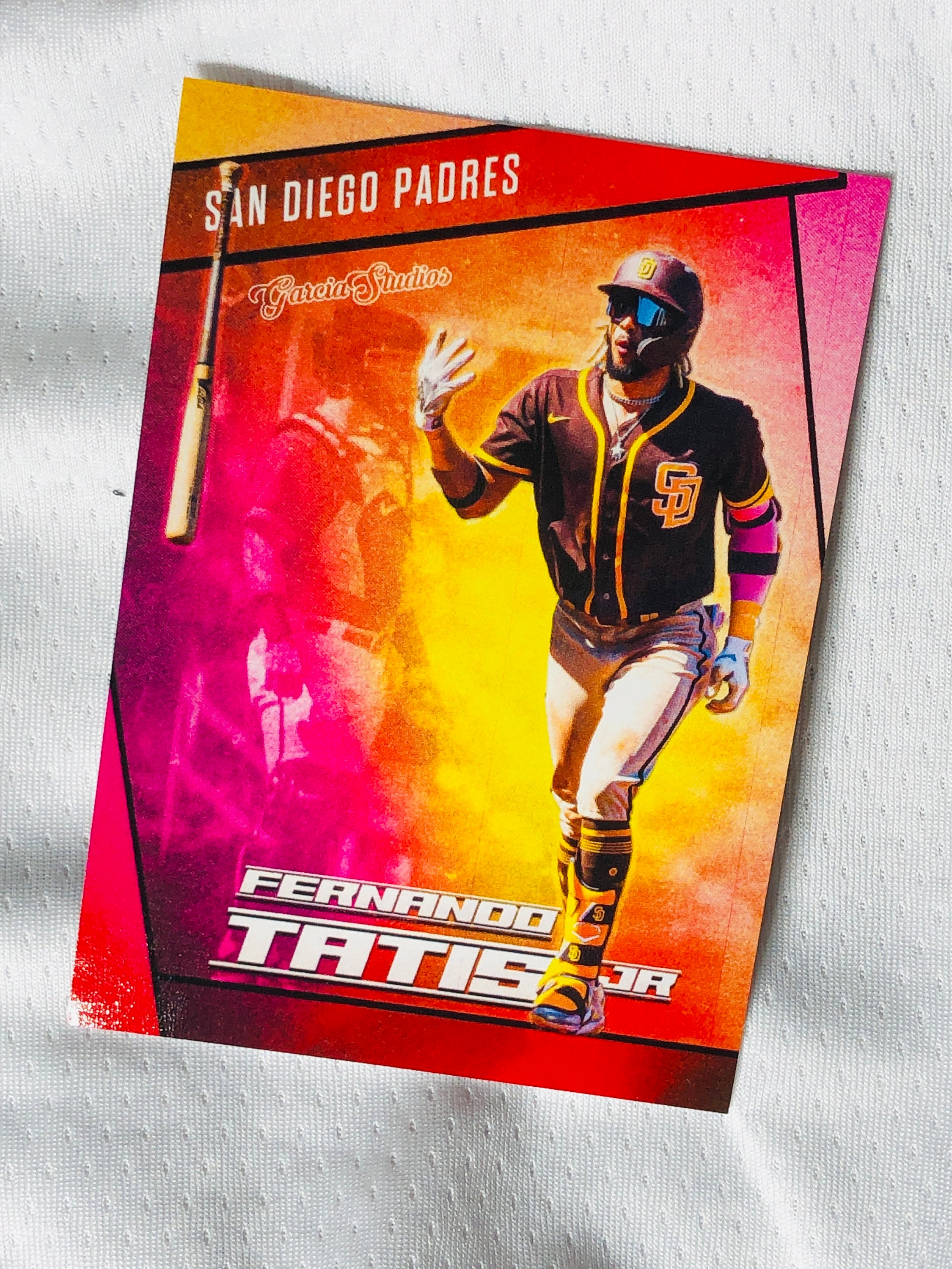 San Diego Padres Lithograph print of Fernando Tatis Jr "Bat Flip  "