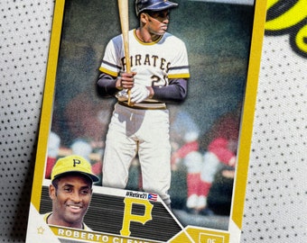 ROBERTO CLEMENTE - 2023 Style Custom Novelty Card - Pittsburgh Pirates - SP /5