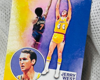 JERRY WEST - LA Lakers - Project75 NBA75 Custom Novelty Art Card