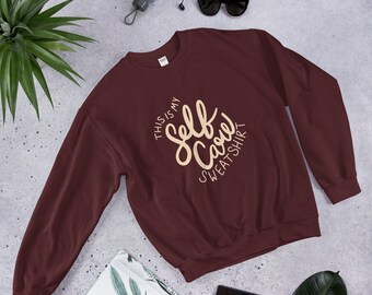 Sudadera de guión de cuidado personal, terapia ocupacional, amor propio, sudadera terapeuta ocupacional de OT, primera línea, regalo ot, graduación de OT, unisex