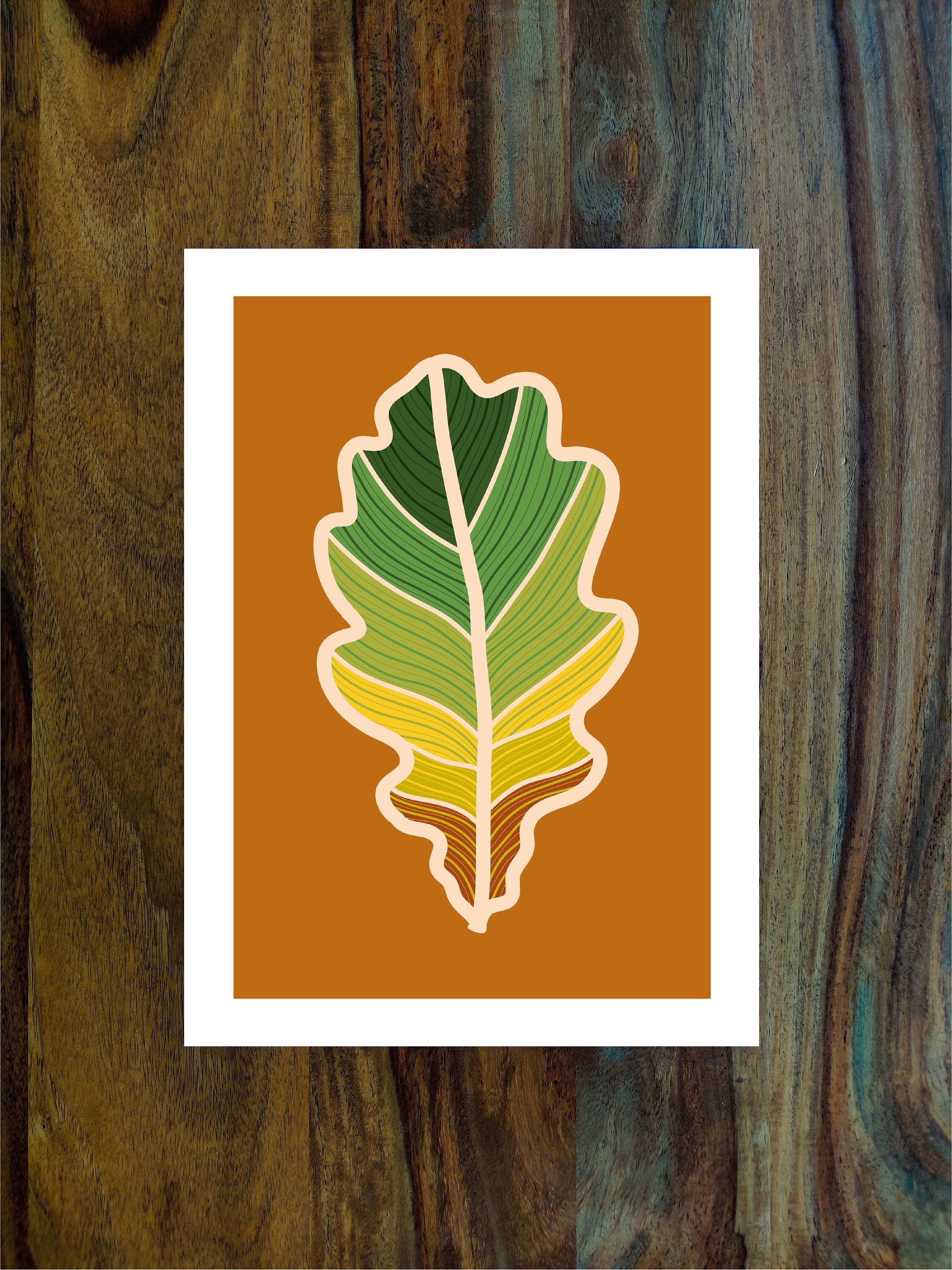 Affiche A4 | Feuille de Chêne 10% Pour L'association Sourire d'enfant