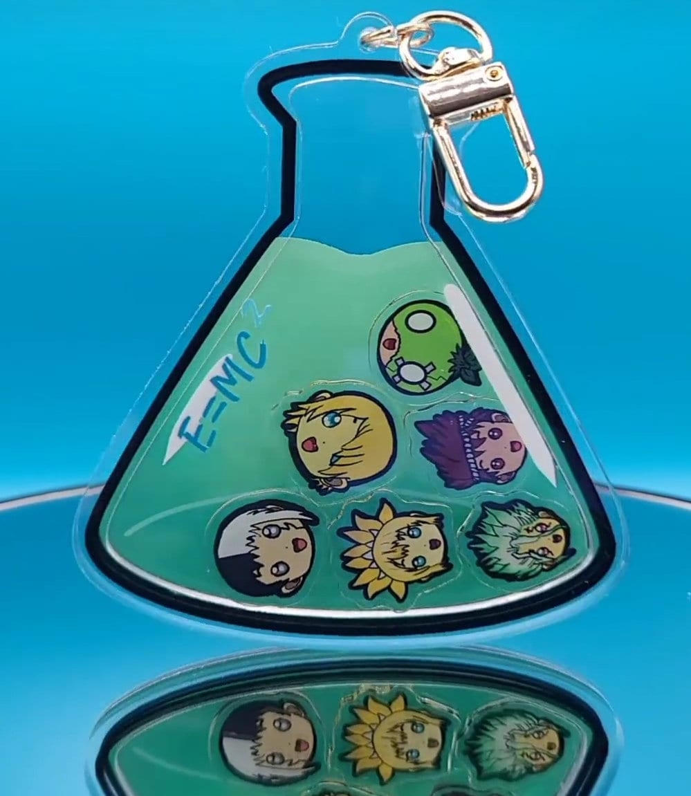 Doctor Stone Keychains Dr. Stone Charms – BlueAndRedWares
