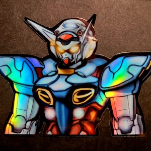 YG-111 Gundam G-Self Mobile Suit Holographic Sticker