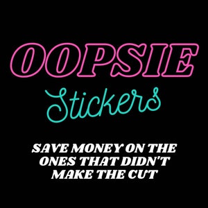 OOPSIE STICKERS Holographic Gundam/Anime laptop bottle pack