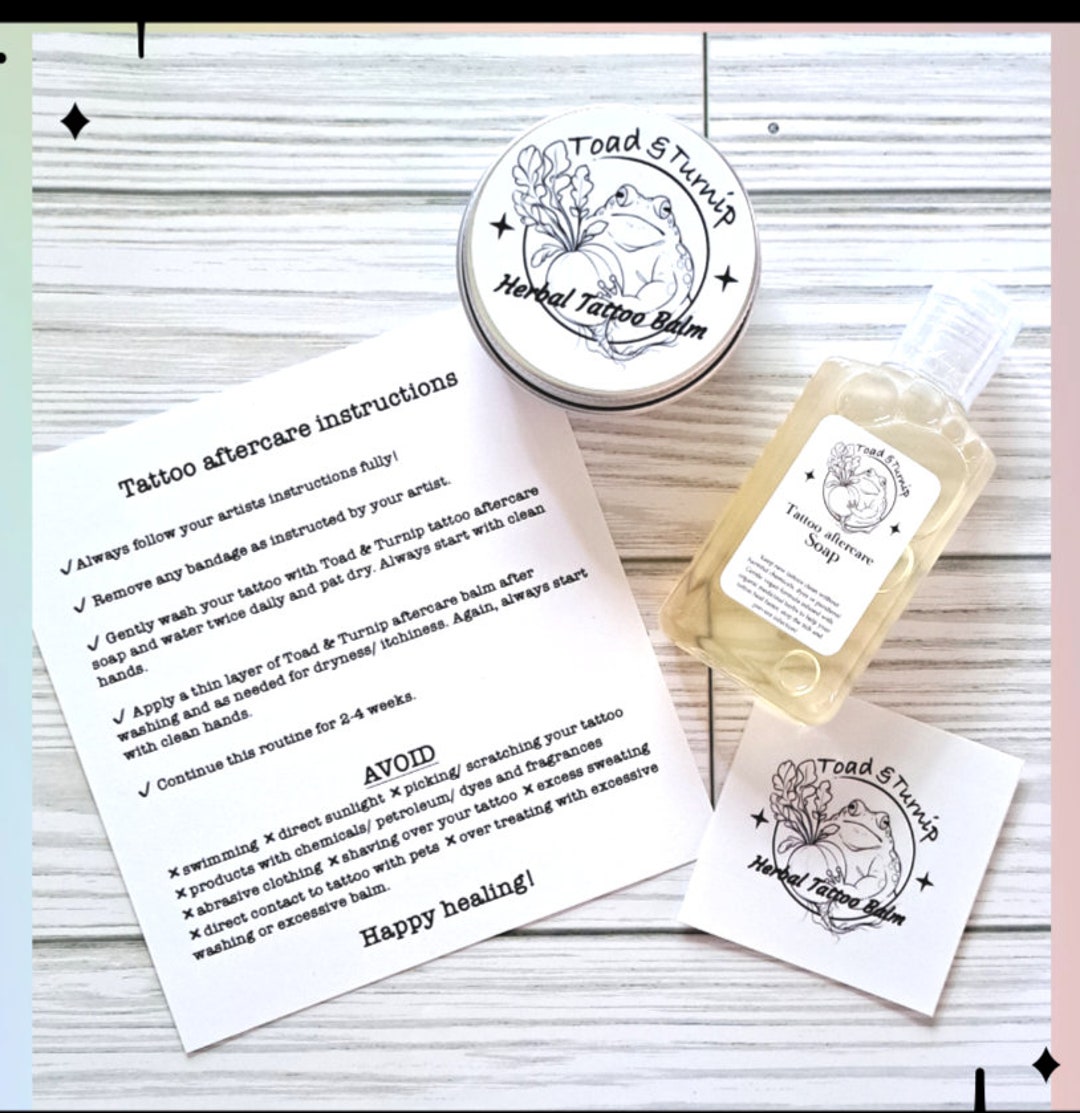 Tattoo Aftercare Kit 1 Etsy