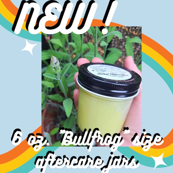 6 oz XL "bullfrog" size tattoo aftercare balm (1)